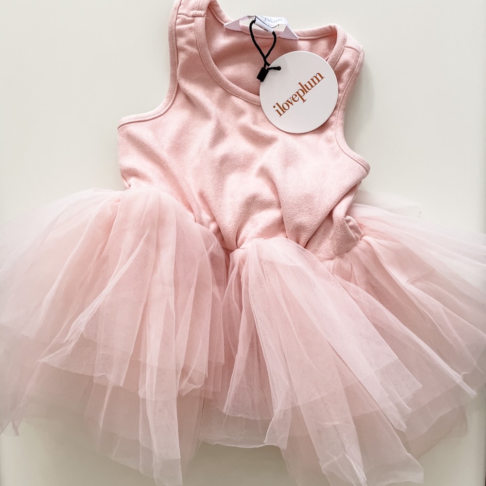 Tule suede dress 2T